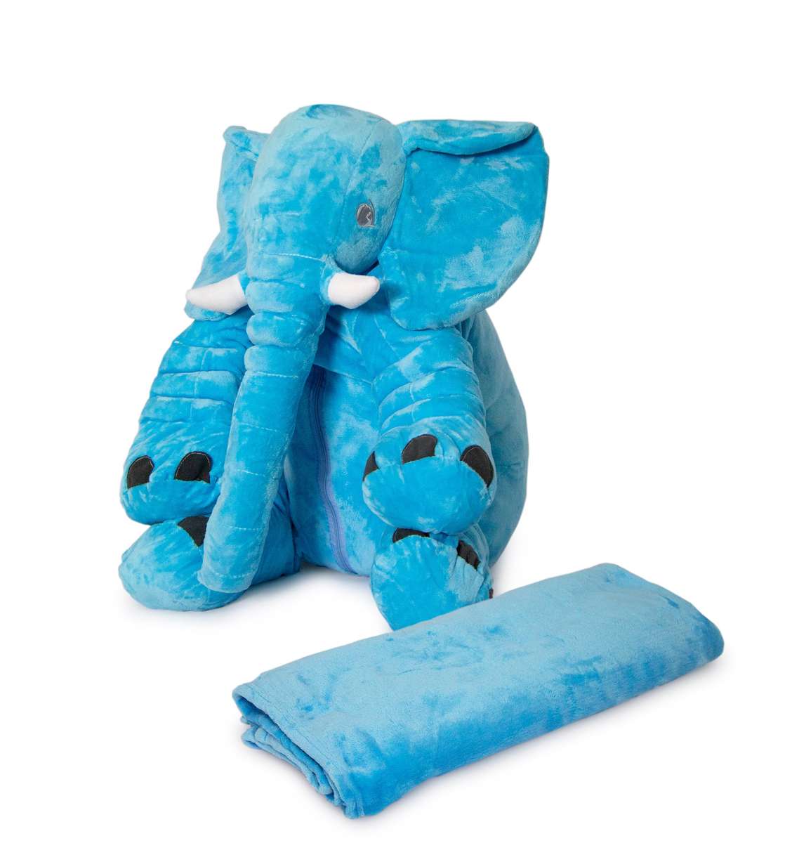 Nuovo - Ellie Cushion with Blanket - Light Blue