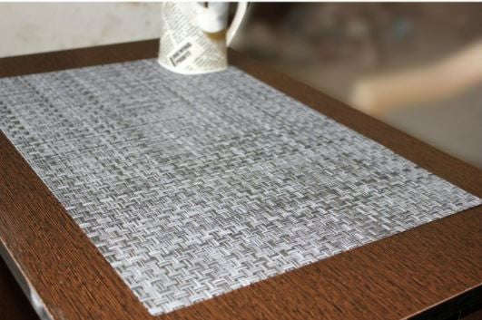 Placemats  Grey  Table Decor Setting