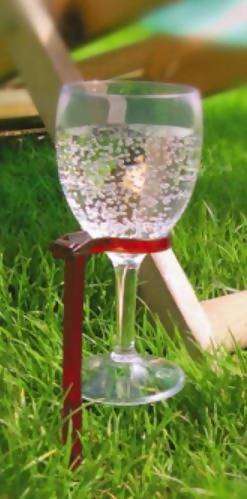 Glass Holders Hands Free - Drinks Wine - Beach Party Picnic and Gifts
