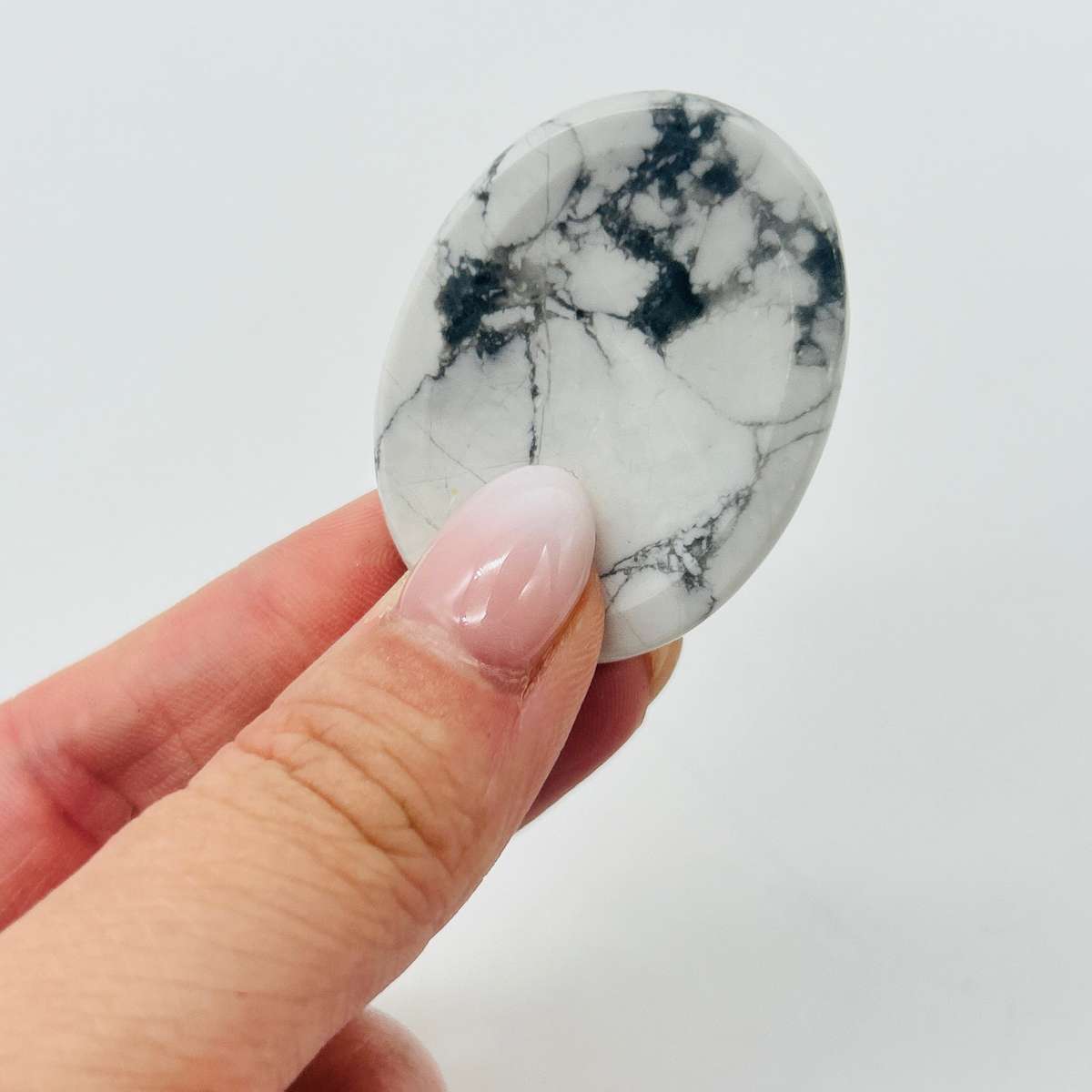 Howlite Worry Stone