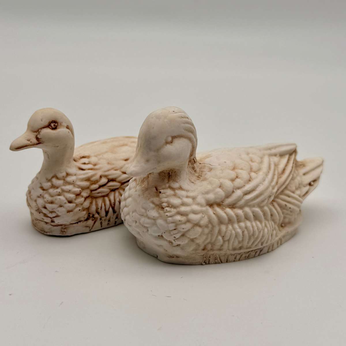 Mandarin Ducks - White