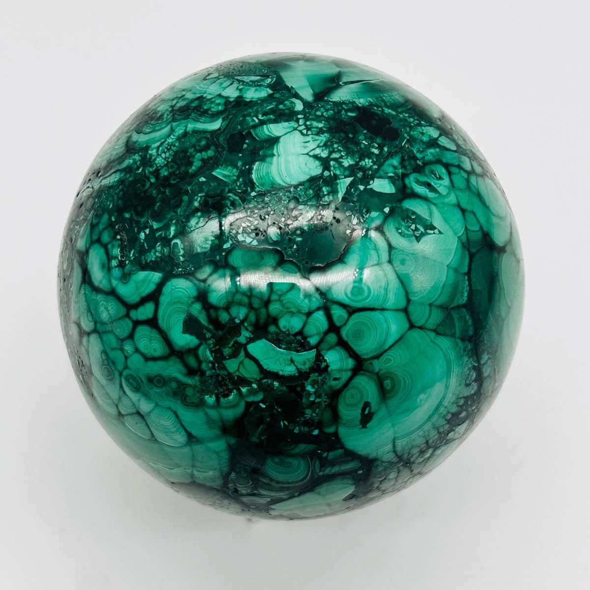 Malachite Crystal Sphere
