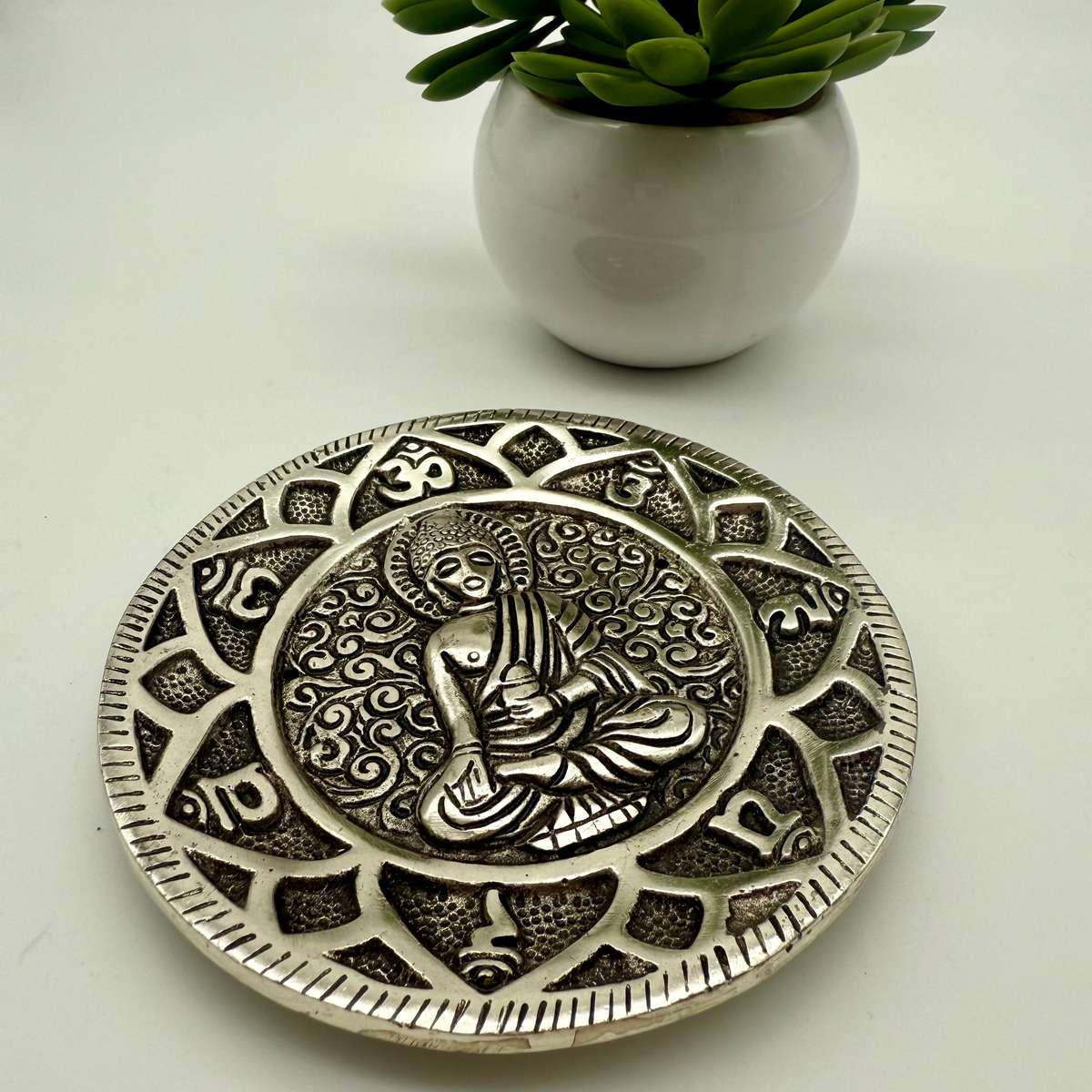 Buddha Metal Incense Holder