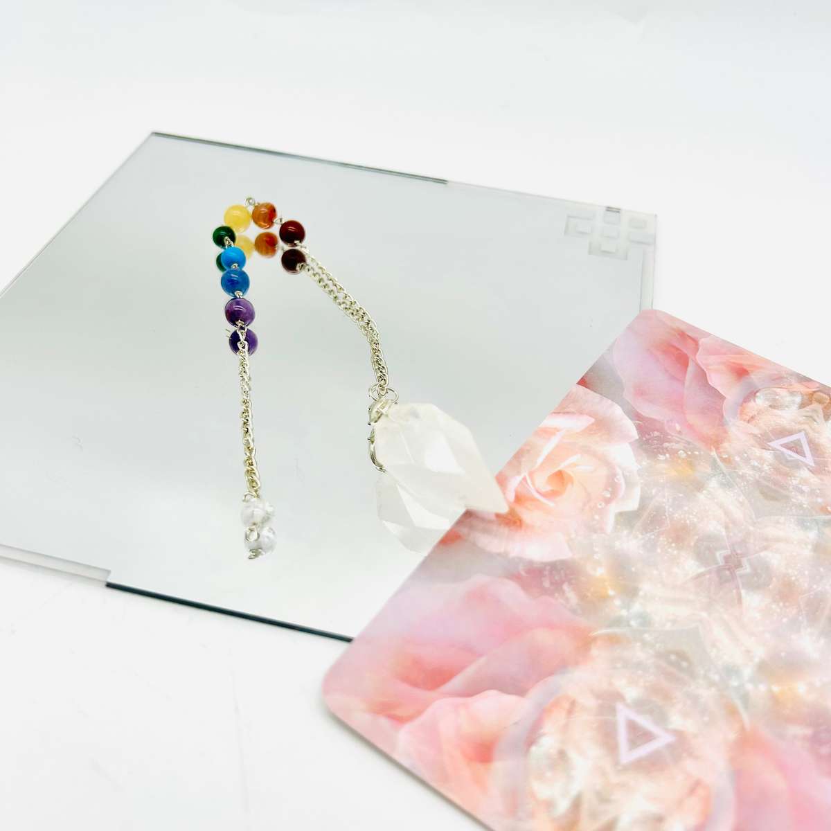 Clear Quartz Chakra Pendulum