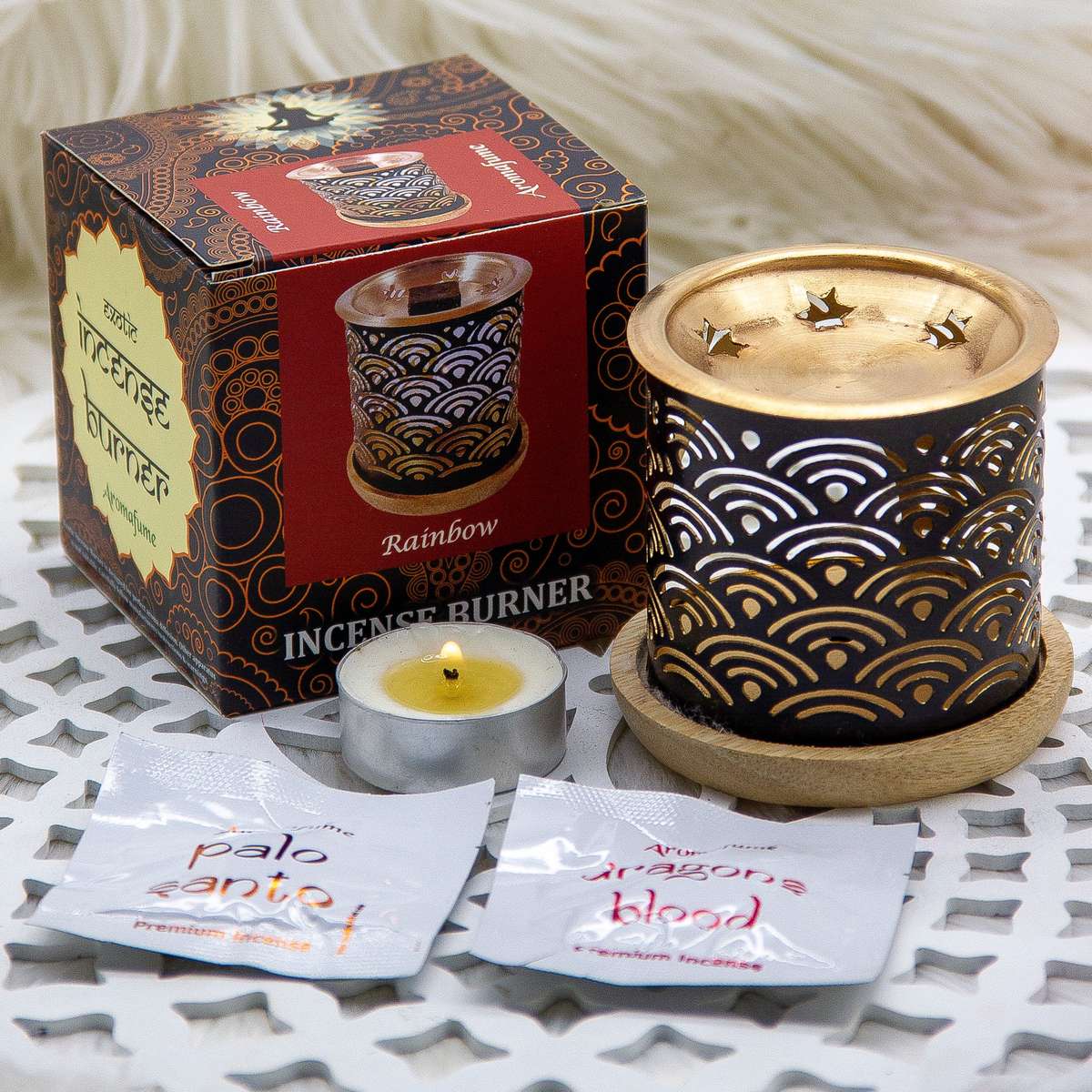 Rainbow AromaFume Diffuser & Incense Bricks