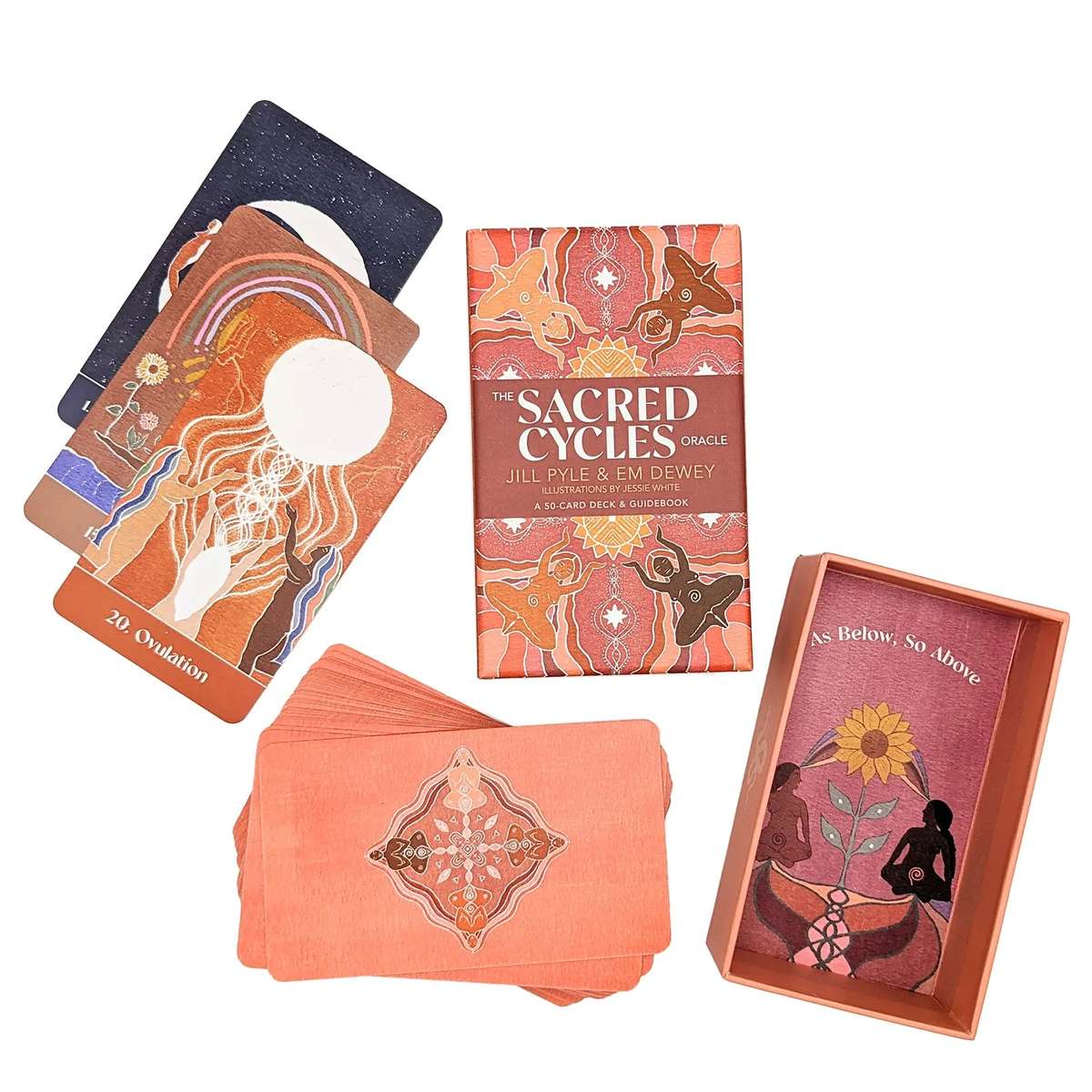 The Sacred Cycles Oracle by Jill Pyle & Em Dewey