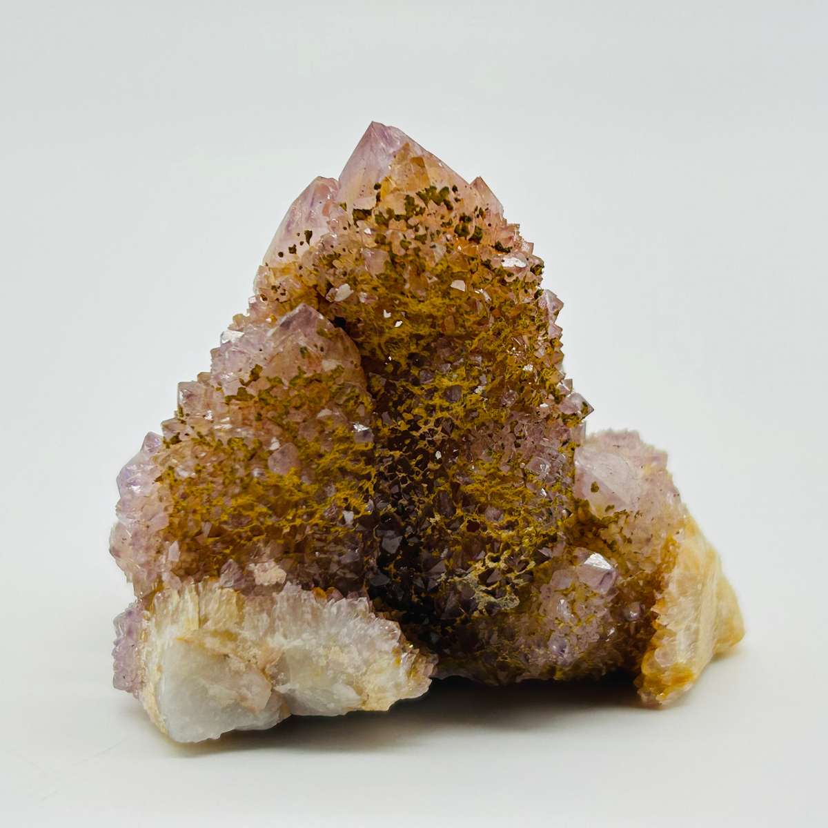 Spirit Quartz With Hematite Lustre