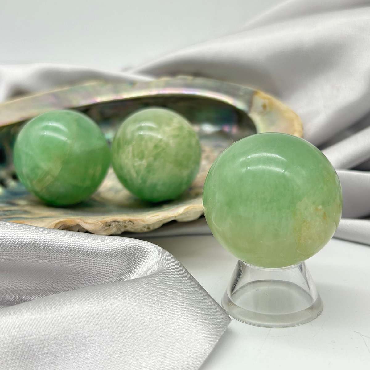 Small Green Fluorite Sphere