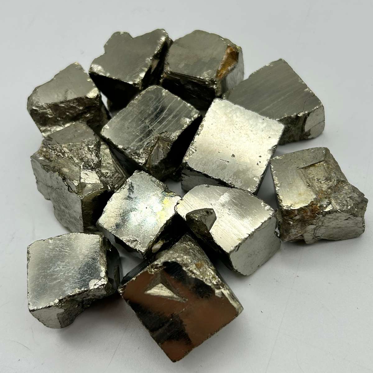 Large Tumbled Pyrite Cubes