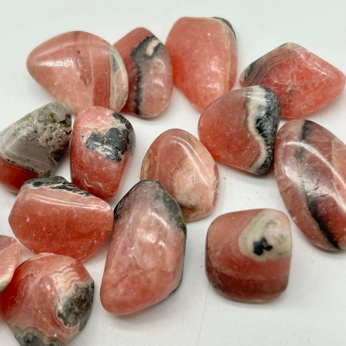 Small Tumbled Rhodochrosite Stone
