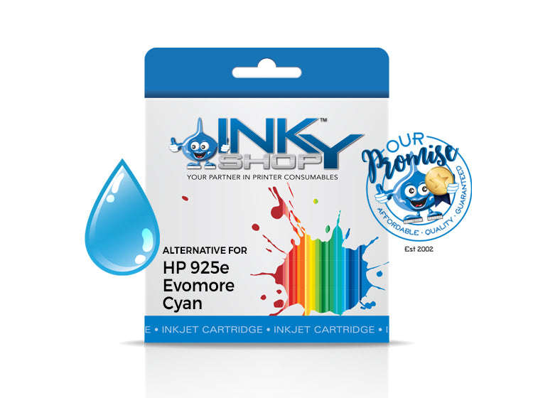 HP 925e Evomore Cyan Ink Cartridge Compatible 800pgs