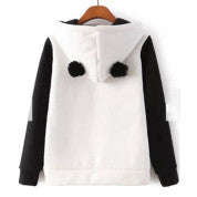 Women's Cute White Character Hoodie - M