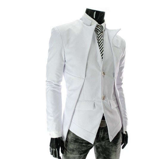 Men's White Blazer Coat - XXL
