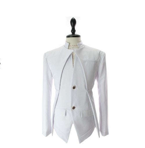 Men's White Blazer Coat - XXL