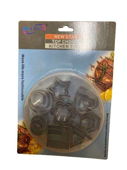 24pcs Metal Cookie Cutter Shapes