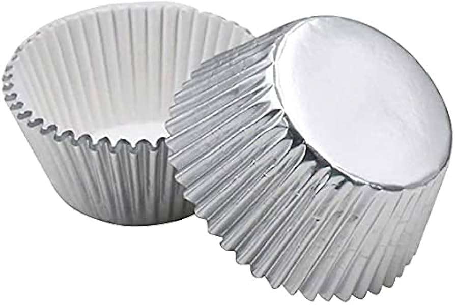 ±100pc Metallic Cupcake Wrapper