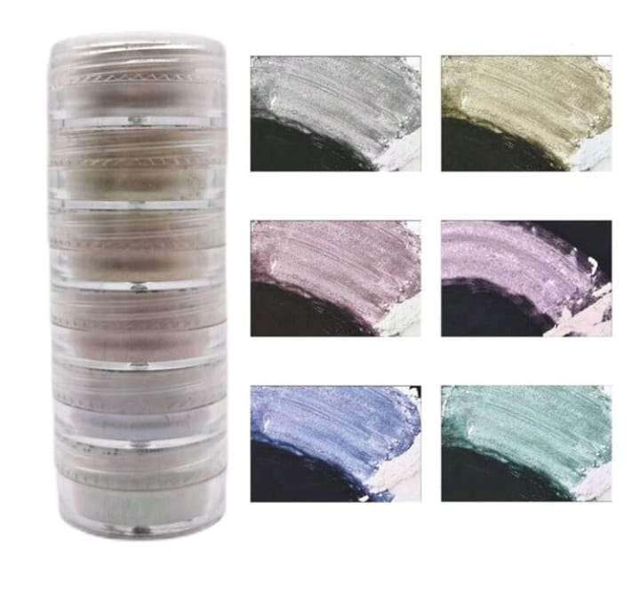 Resin Colouring Powder Pigment 6pc