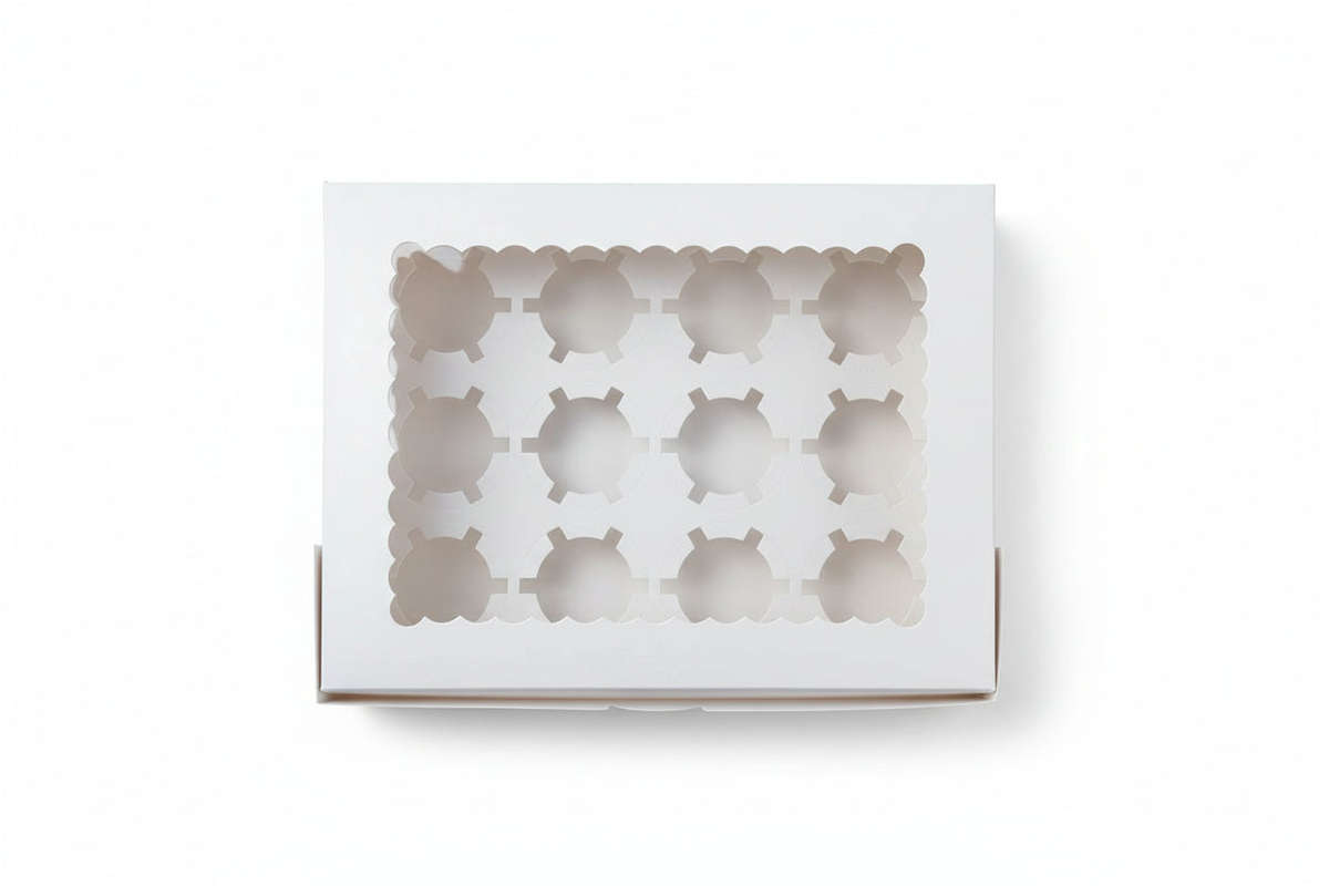 2pc Cupcake Box 12 Cavity