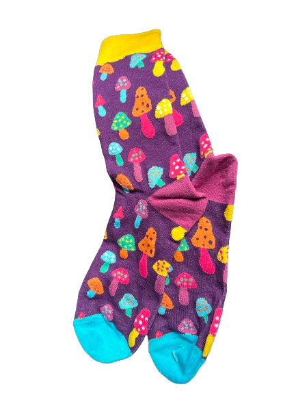 Mushroom Fantasy Socks