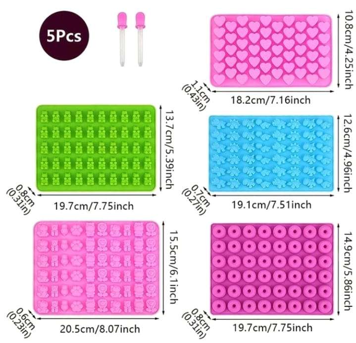 Bundle Deal Silicone Mould  Gummy