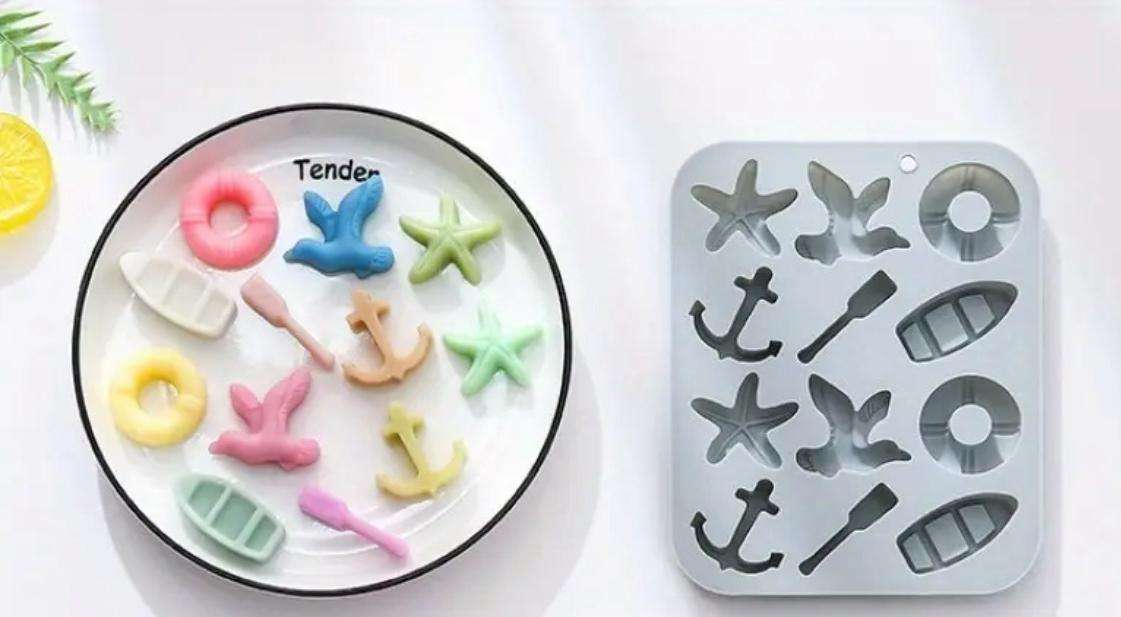 Silicone Mould Chocolate Nautical Under The Sea