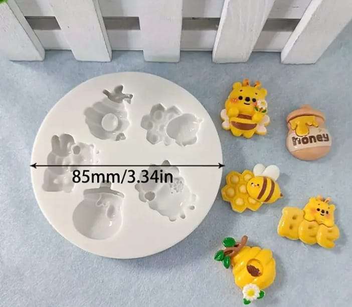 Silicone Mould Bee and Honeycomb