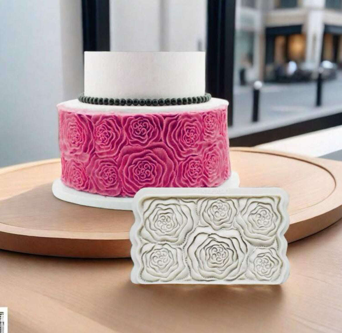 Peony Flower Silicone Onlay Mat C