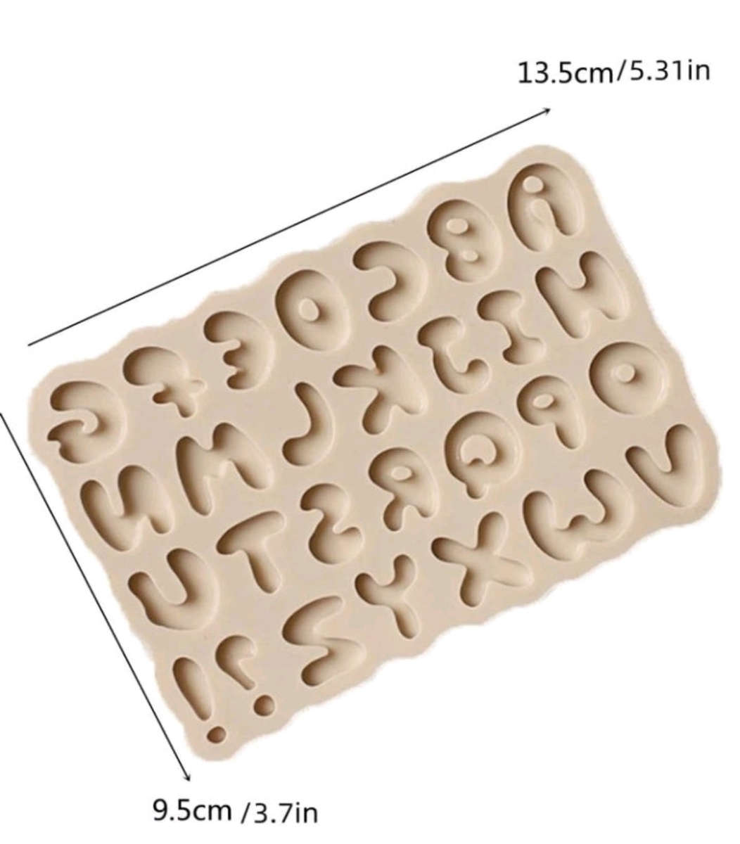 Silicone Mould Upper Alphabet