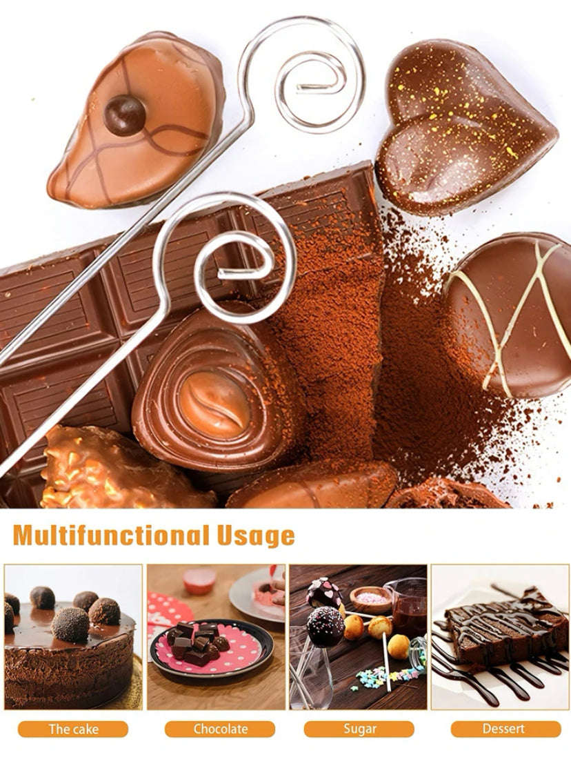 Chocolate dipping tools