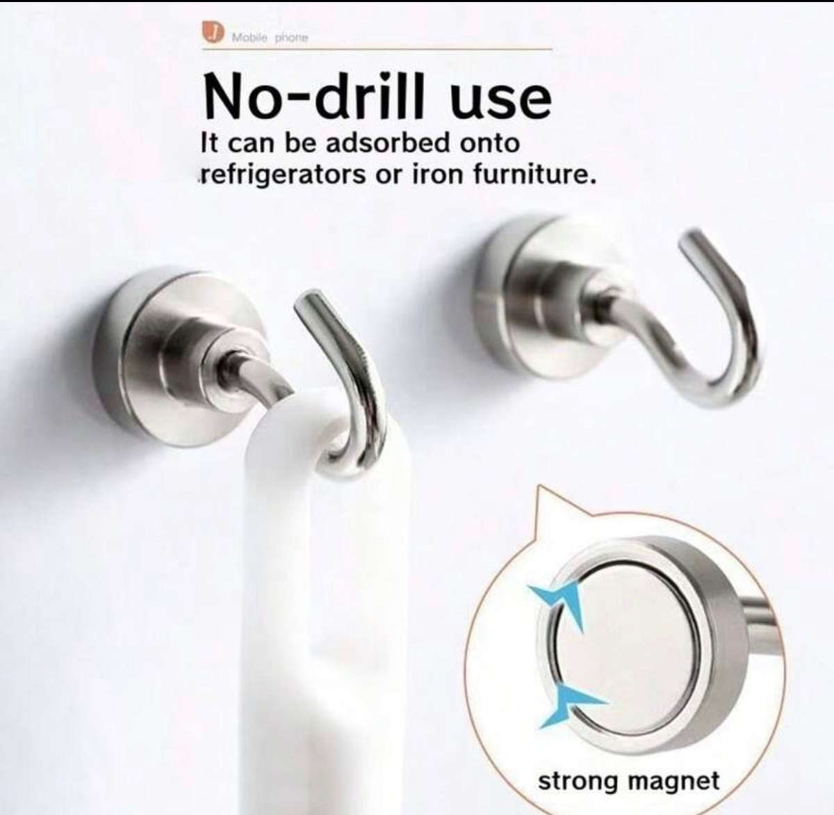 2pc Magnet Hook
