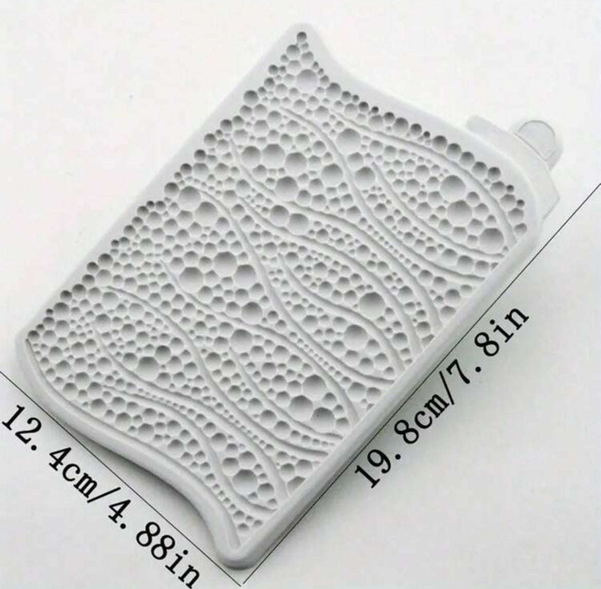 Bubble pearl beads impression silicone mould