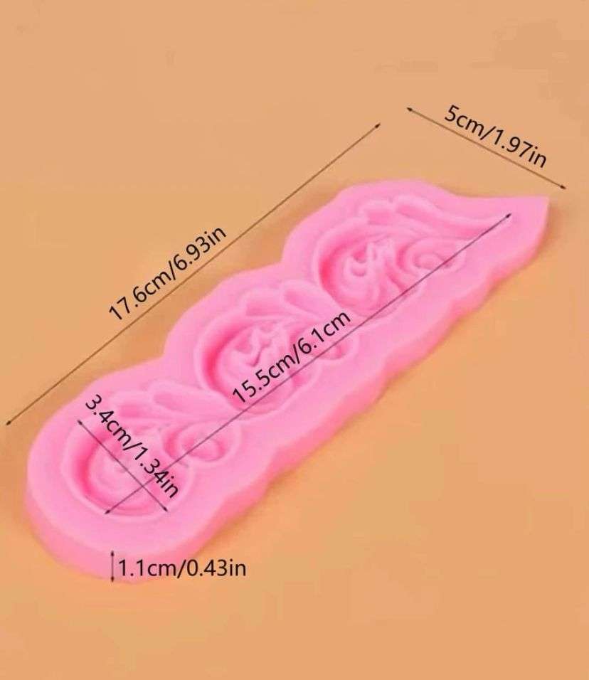 Silicone Mould Scroll