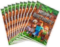 Minecraft Party Loot Bag 10pc