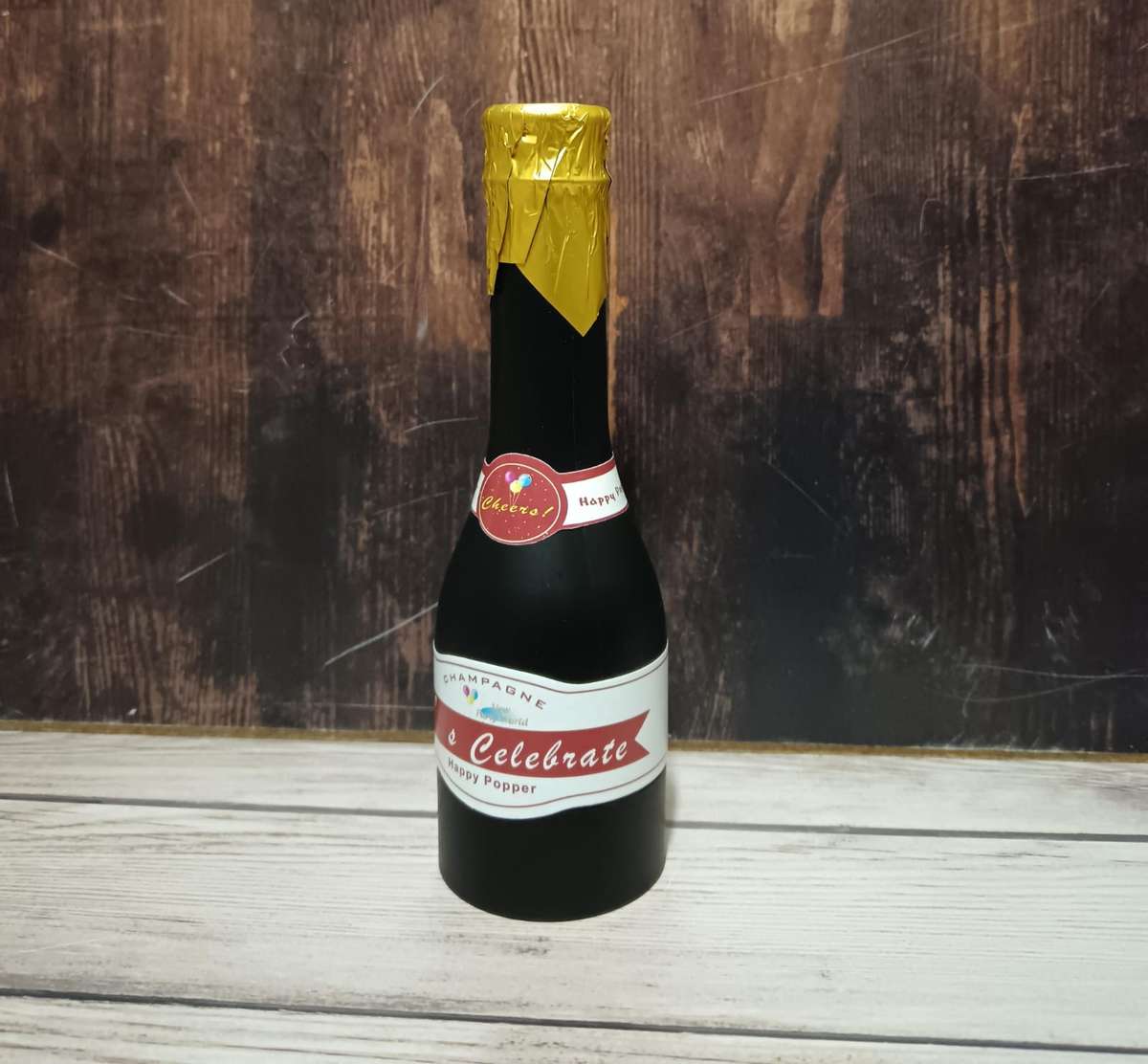 Plastic Topper Champagne Bottle