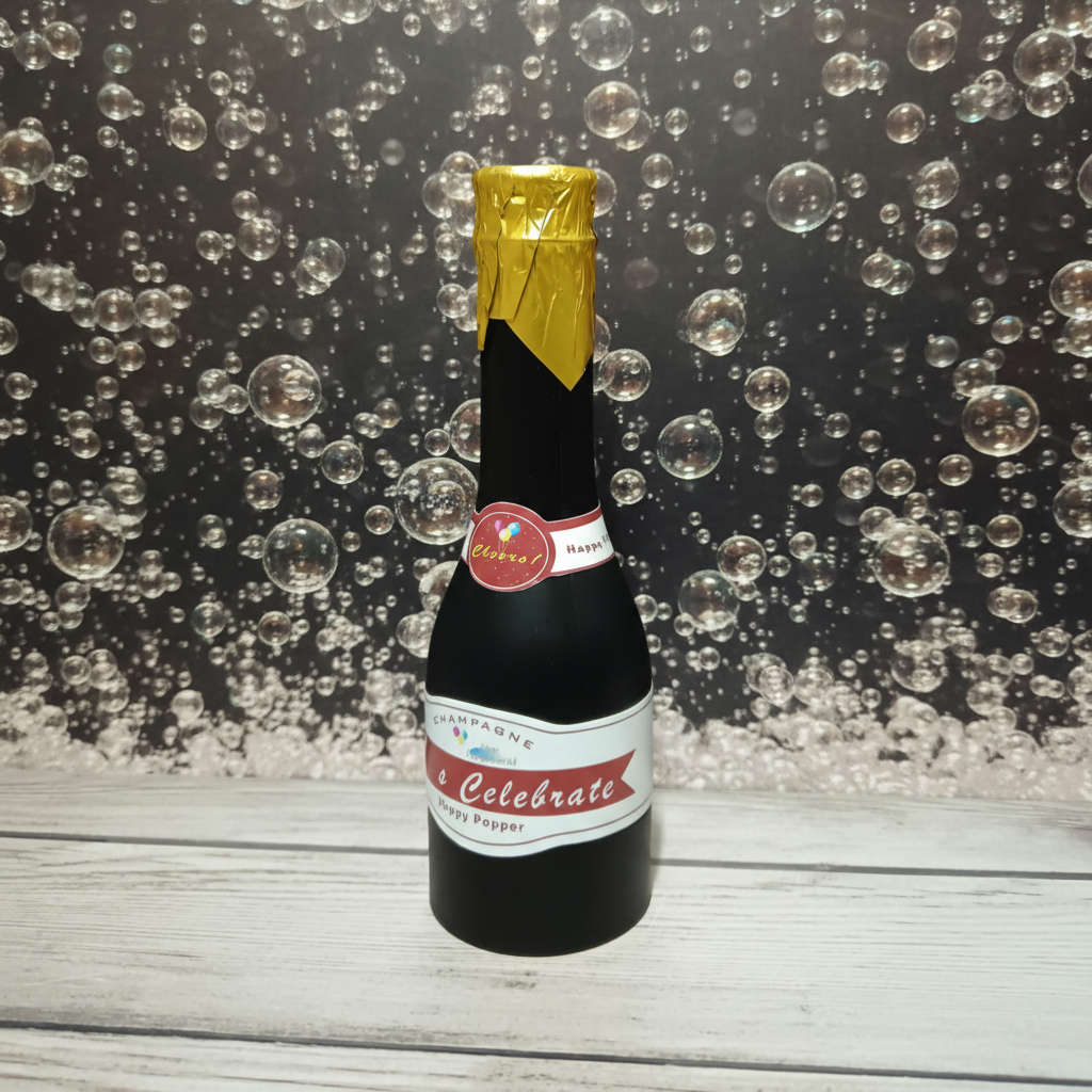 Plastic Topper Champagne Bottle