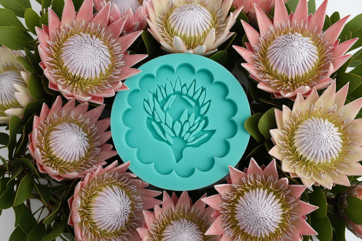 Silicone Mould Protea Flower