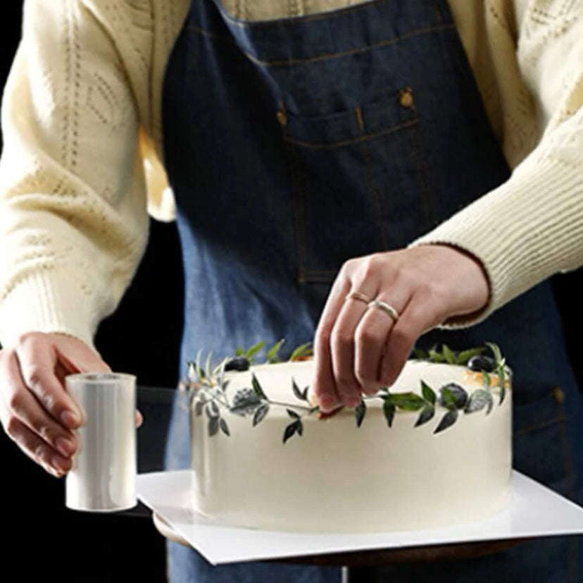 Acetate Cake Surrounding Edge Collar 10cm x 3m