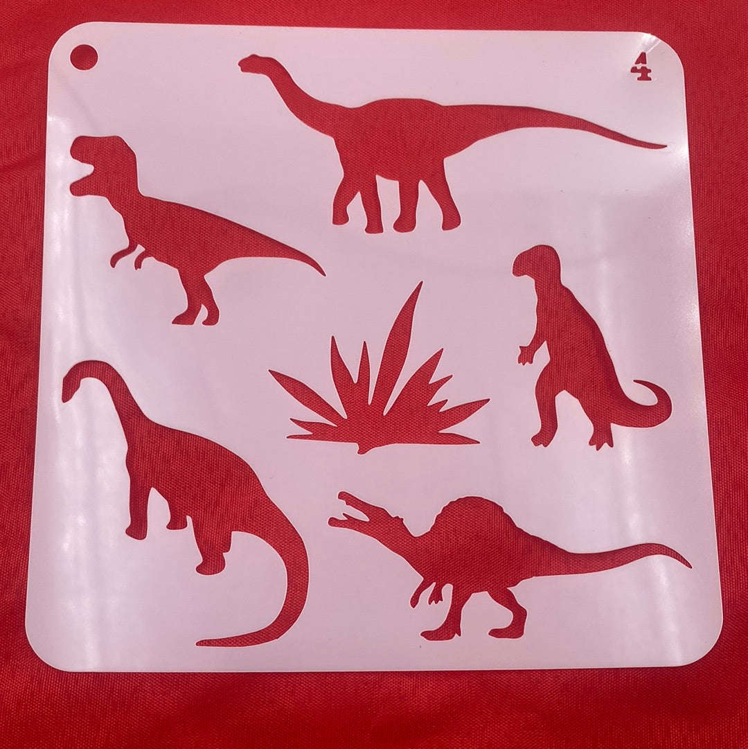 N188001 Stencil Dino 4