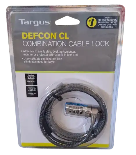 Targus Defcon CL Combination Laptop Lock