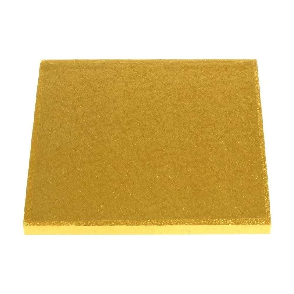 Cake Board Base Thick Square Gold