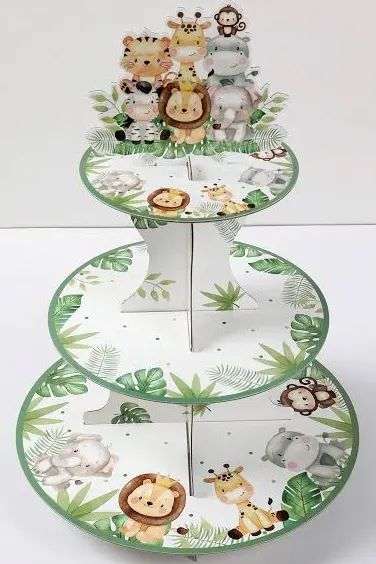 Cardboard Cupcake Stand Wild One