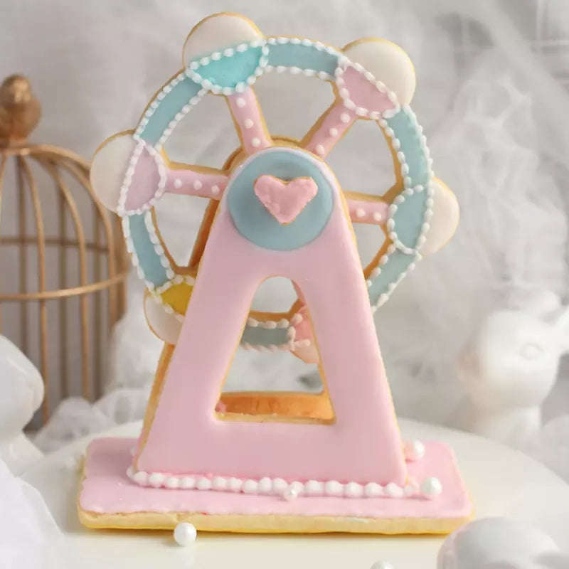 Windmill or ferris wheel  cookie cutter set