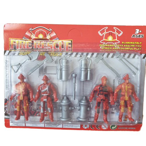 Fireman Figurine cake toppers