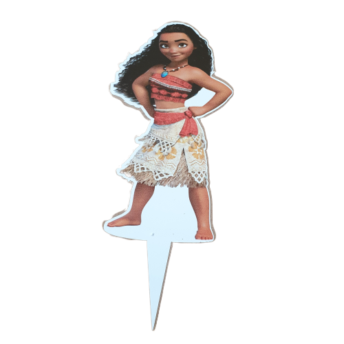 Wooden Moana Cake Topper, 12x7cm