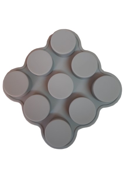 Mini Oreo Silicone mousse soap mould, 3.7cm