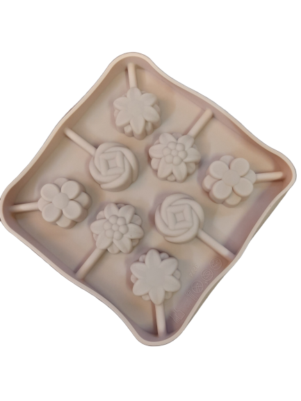 Flowers Lollipop Silicone  mould