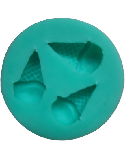 Ice cream Silicone fondant mould, 2.1x1.2cm
