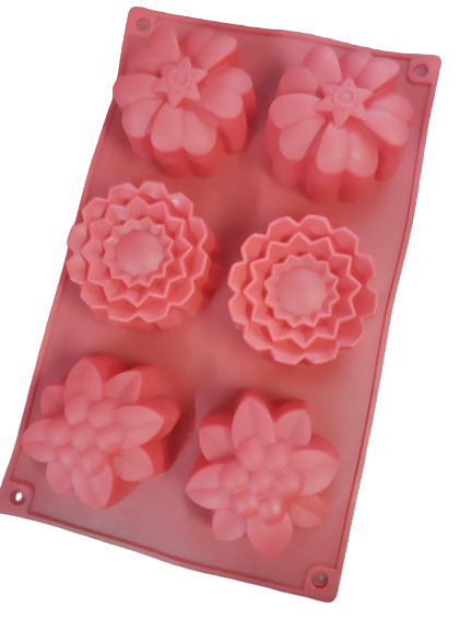 Flower silicone soap or baking mould