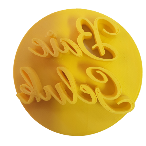 Cupcake Stamp 6cm Baie Geluk