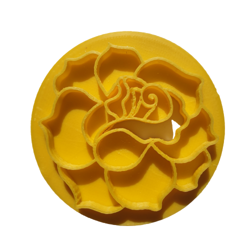 Cupcake stamp 6cm, Rose